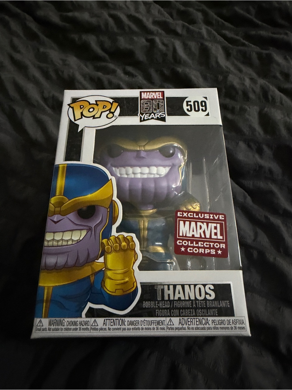 Funko Pop! Thanos #509 First Appearance Marvel 80 Years Collector Corps